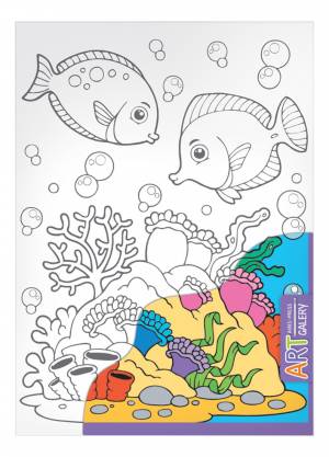 раскраска Айрис-пресс Морское дно, цены на Мегамаркет