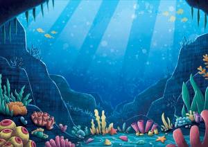 Мультяшное морское дно