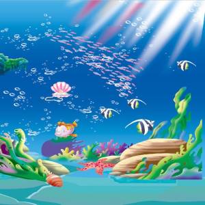 Картинки дно моря для детей