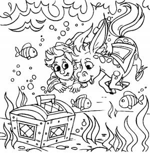 Раскраска Морское Дно