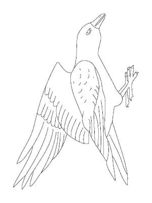 Раскраски Грач