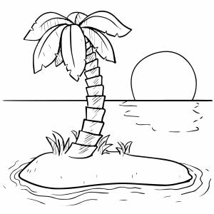 Восход солнца на острове