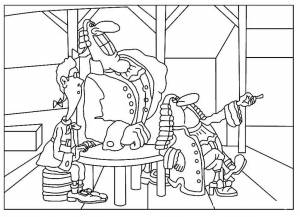 Раскраски Остров сокровищ