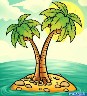 Рисунок необитаемого острова, острова мультфильмов, карандаш, лист, фал png