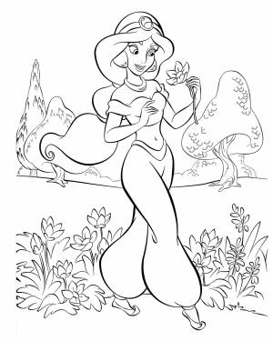 Принцесса Жасмин гуляет