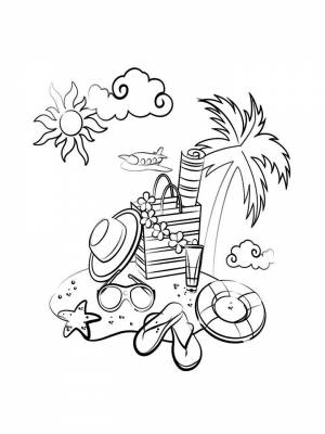 Раскраски Остров   в формате