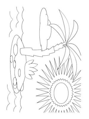 Раскраски Остров