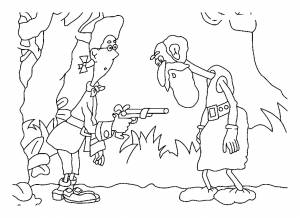 Раскраска остров сокровищ