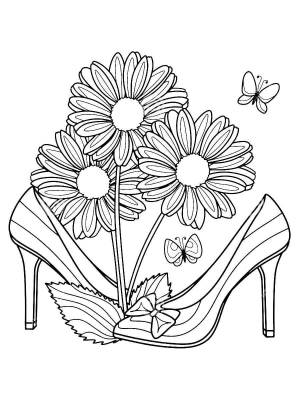 Раскраски Герберы