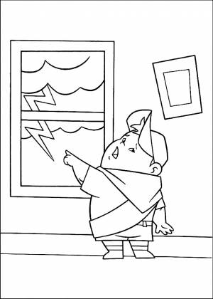 Раскраска гроза