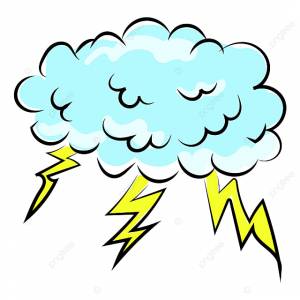 вектор иллюстрации грозы на белом фоне PNG , Громовой клипарт, облако, метеорология PNG картинки и пнг рисунок для й загрузки