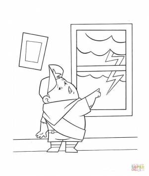 Раскраска Гроза