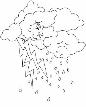Гроза простым карандашом