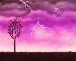 Рисунок на тему гроза