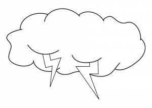 Раскраски Раскраска Гроза