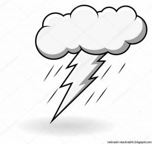 Раскраски Гроза для детей