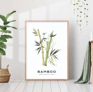 Постеры и картины ”БАМБУК РИСУНОК ”