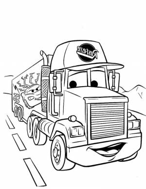 Скачивайте в высоком качестве раскраску Мак в пути для детей любого возраста