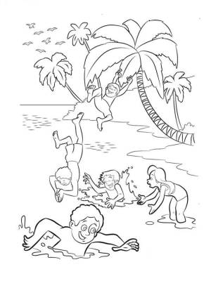 Раскраски Море