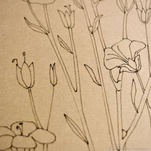 Раскраска антистресс «Лён №2