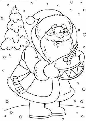 Раскраски Зима