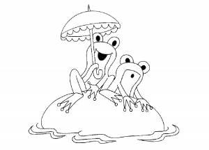 Раскраска Пруд