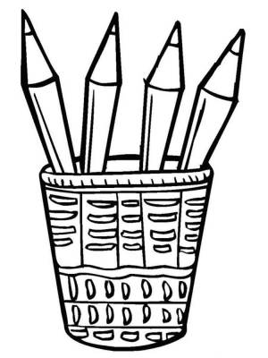 Раскраска Карандаш
