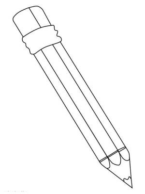 Раскраска Карандаш