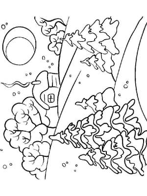 Раскраски Пейзаж