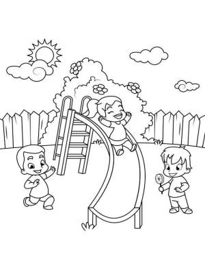 Раскраски Мой детский сад любимый
