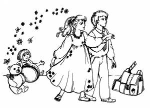 Раскраска Детский Сад