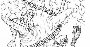 Раскраски для зеленой сказки