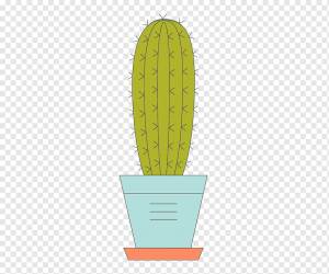 Рисунок кактуса в горшке, кактус в горшке, лист, горячий горшок, кактус png
