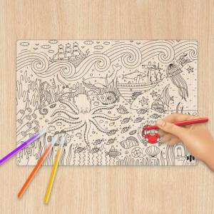 раскраска многоразовая Феникс