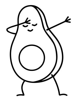 Смешное Авокадо