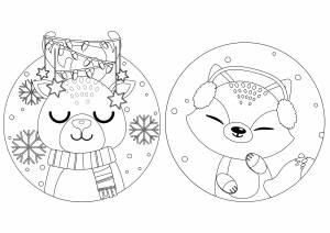 Новогодние раскраски 2021 для детей и взрослых