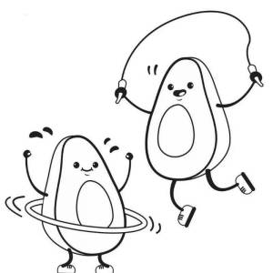DataLife Engine > Версия для печати > Раскраски авокадо котик милый