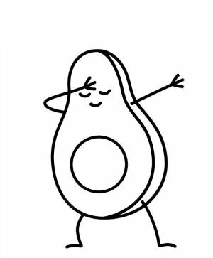 DataLife Engine > Версия для печати > Раскраски авокадо котик милый