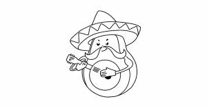 Раскраски авокадо