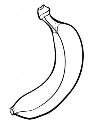 Раскраска банан  и