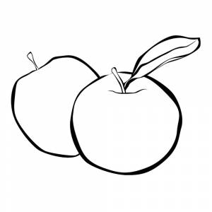 Раскраска Яблоки