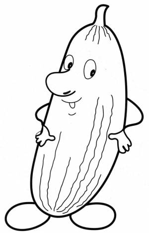 Раскраски овощей для детей