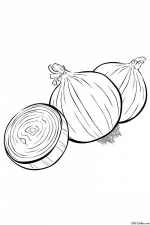 раскраски овощи