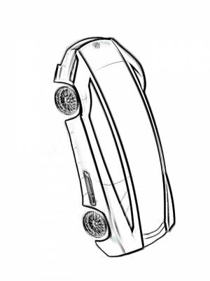 Раскраски Машины Будущего   в формате