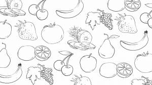 Картинки овощи и фрукты раскраски